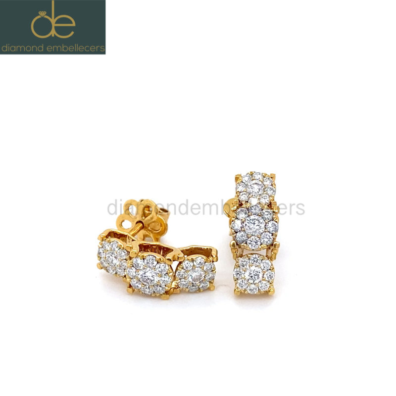 Yellow-gold-diamond-earrings