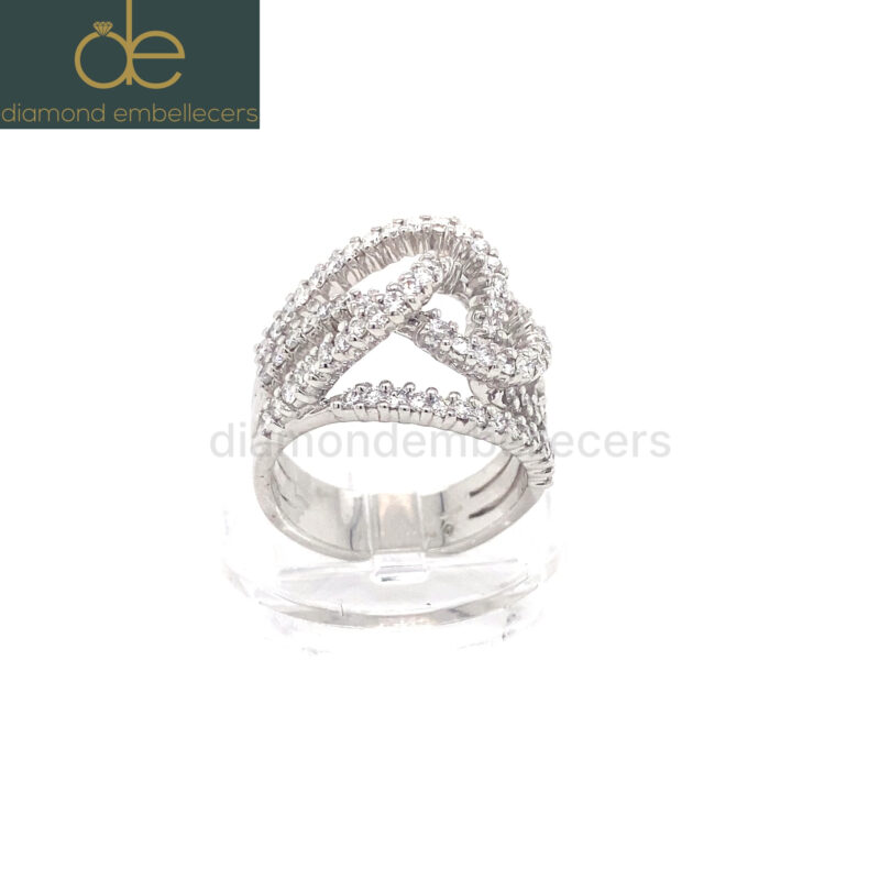 18k White Gold 1.60ct Natural Round Diamond Ring