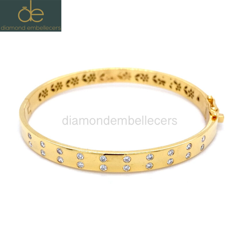 Yellow Gold Natural 0.50ct Diamond Bracelet