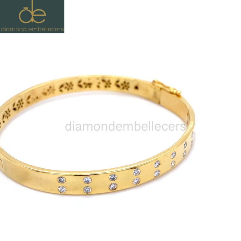 Yellow Gold Natural 0.50ct Diamond Bracelet