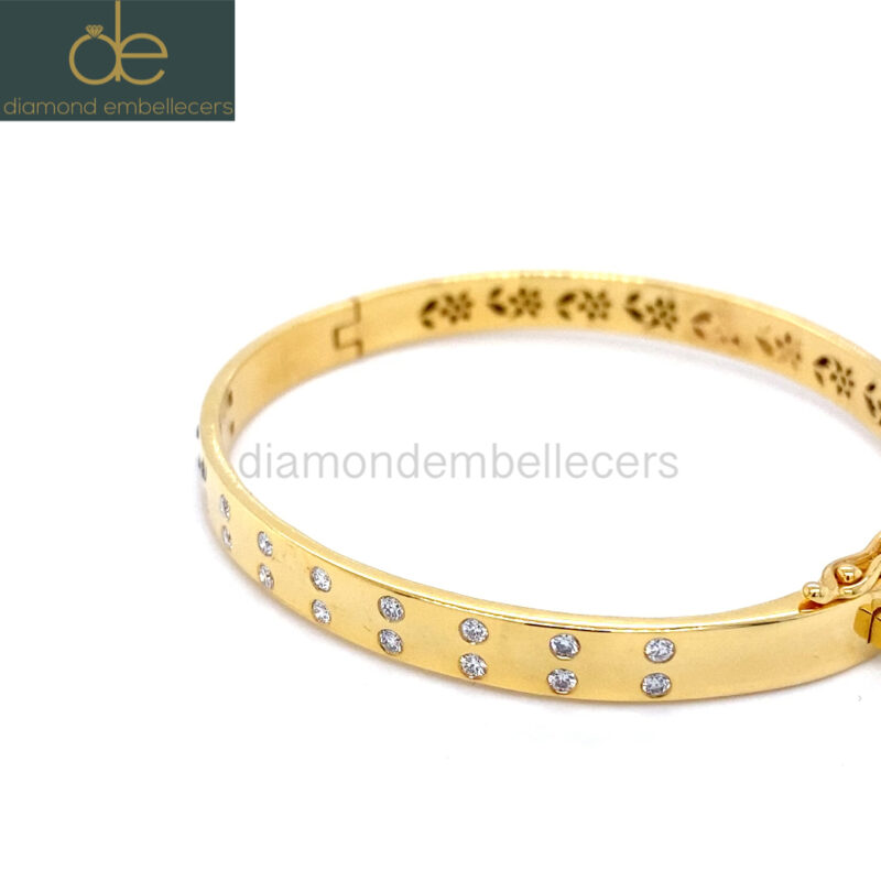 Yellow Gold Natural 0.50ct Diamond Bracelet