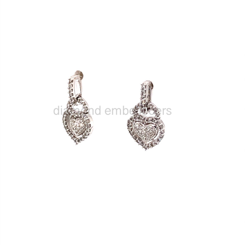 White-Gold-Drop-Earrings