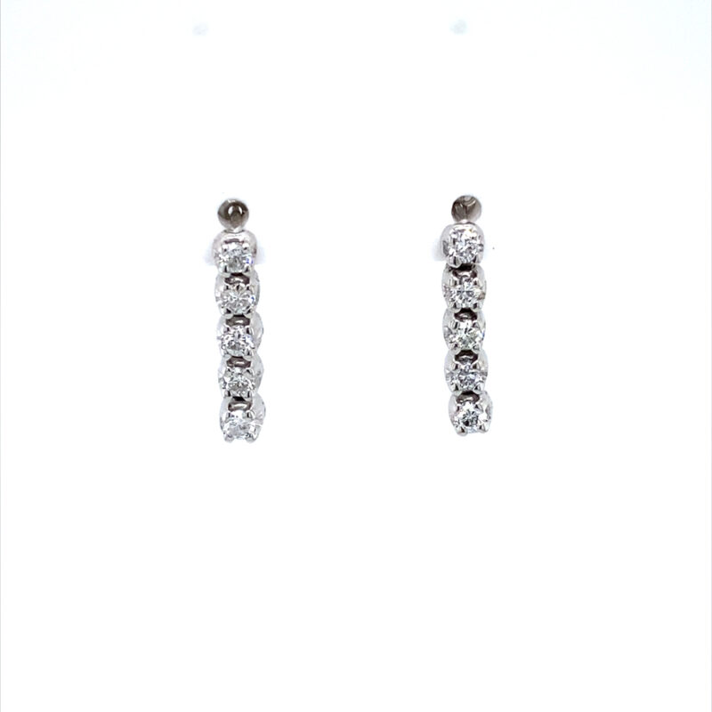 White-Gold-Drop-Earrings