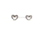 White-Gold-Stud-Earrings