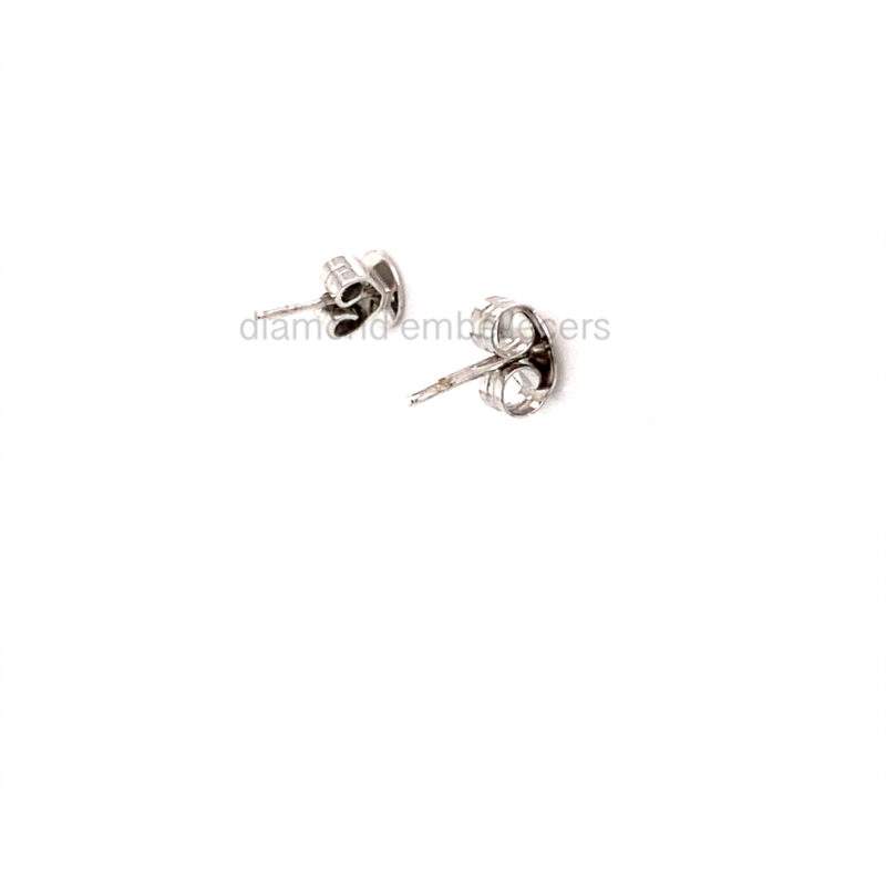 18K White Gold 0.08ct Diamond Stud Earring