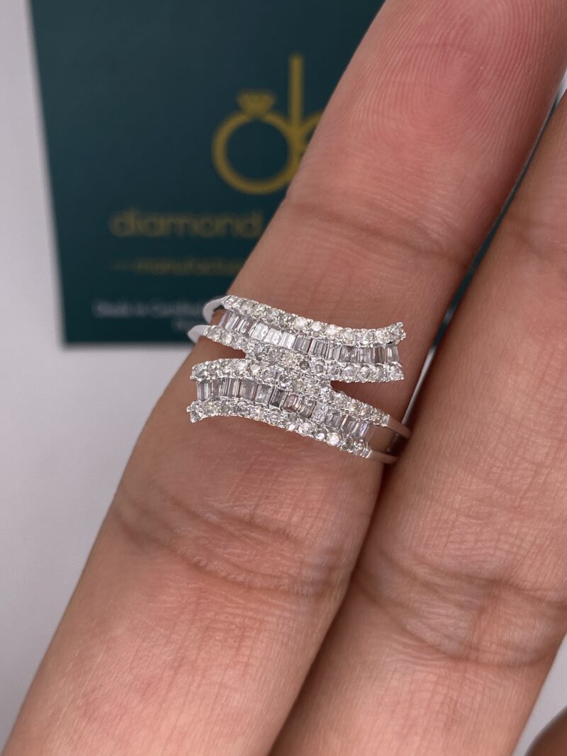 18K White Gold 0.60ct Natural Diamond Ring