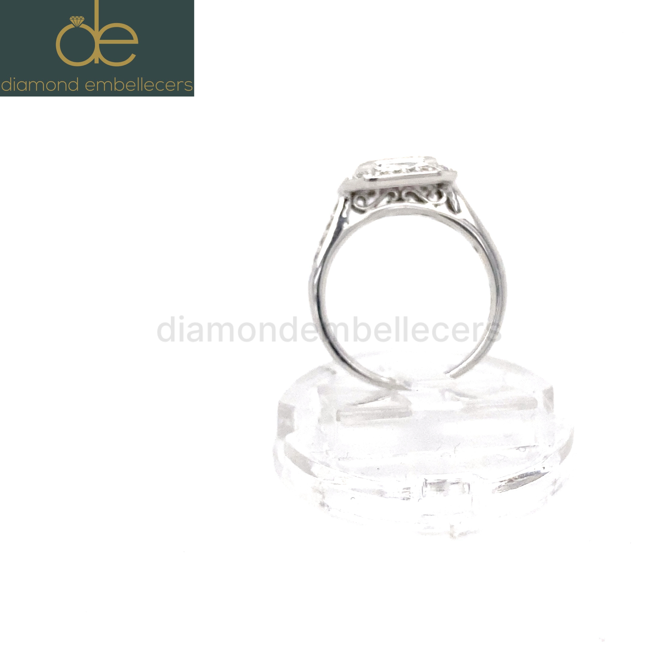 18K White Gold 0.50ct Natural Diamond Ring - Image 3