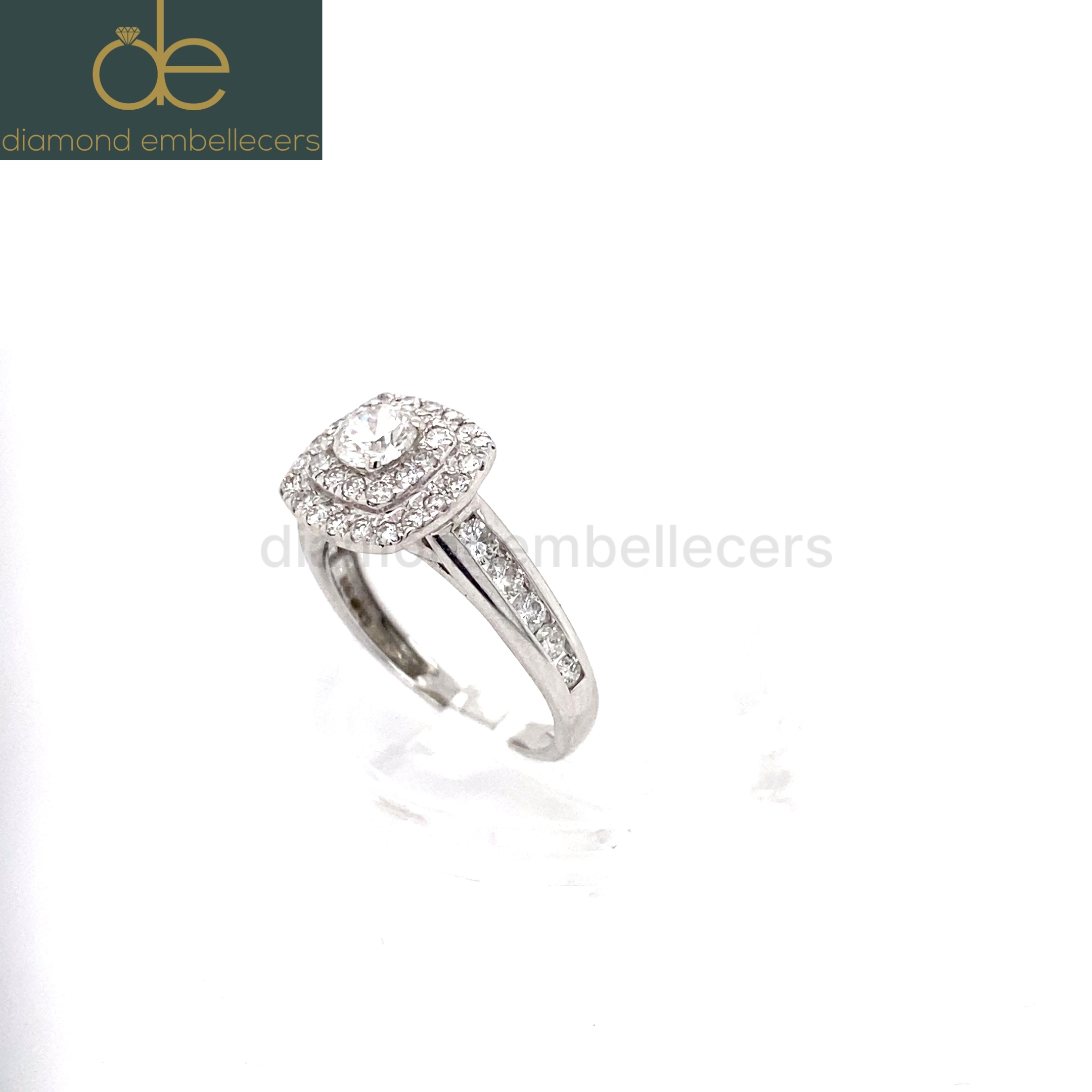 18K White Gold 0.65ct Natural Diamond Ring - Image 3