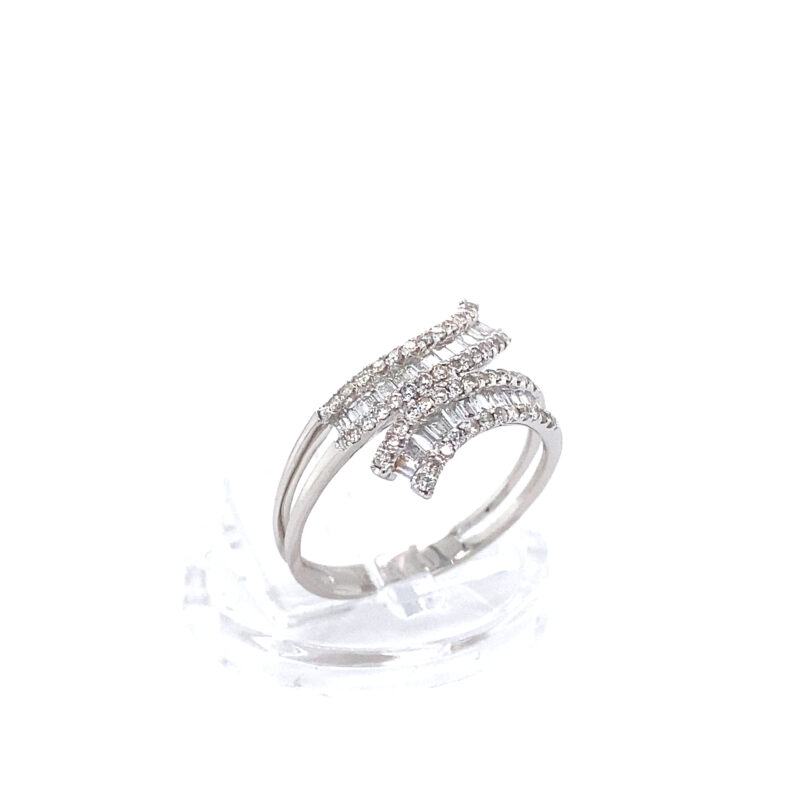 18K White Gold 0.60ct Natural Diamond Ring