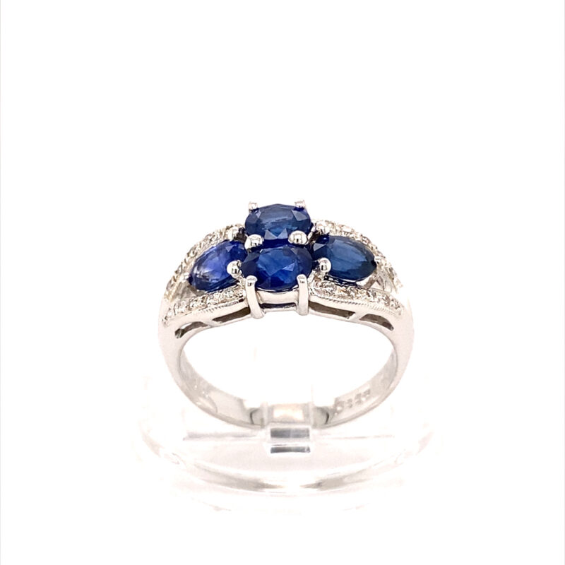 White-Gold-Diamond-Sapphire-Ring