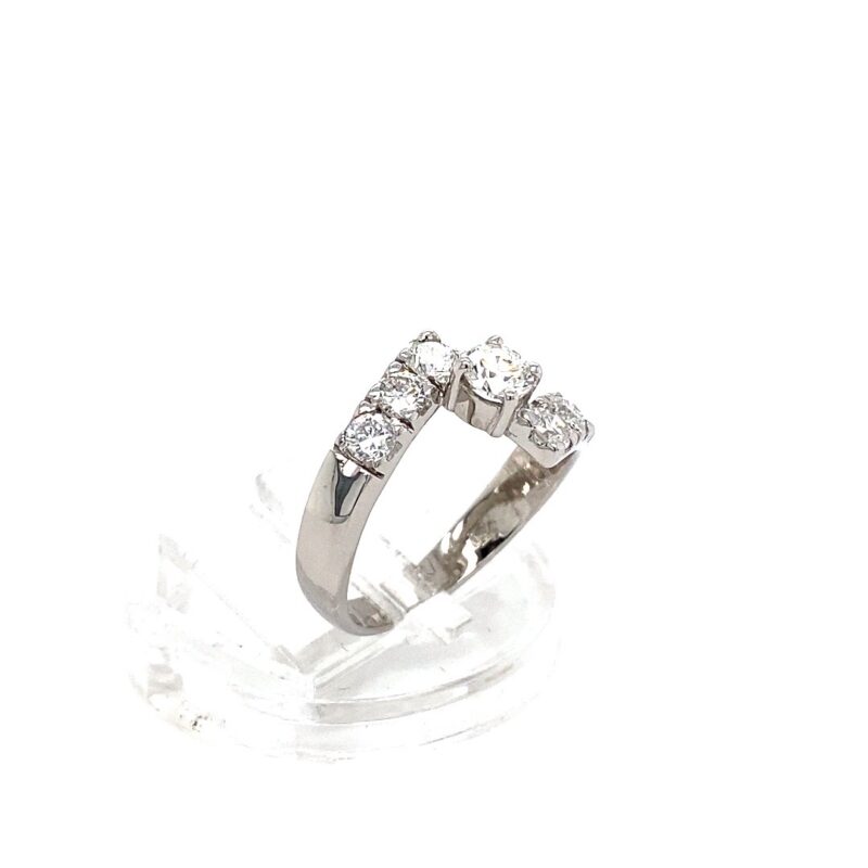 18K White Gold 0.41ct Natural Diamond Ring