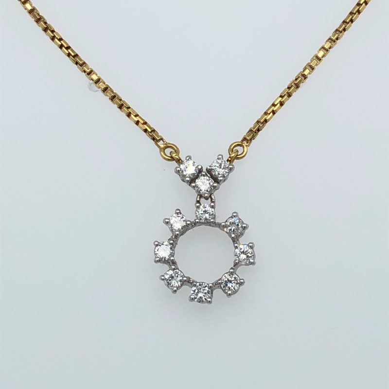 White-Yellow-Gold-Diamond-Necklace