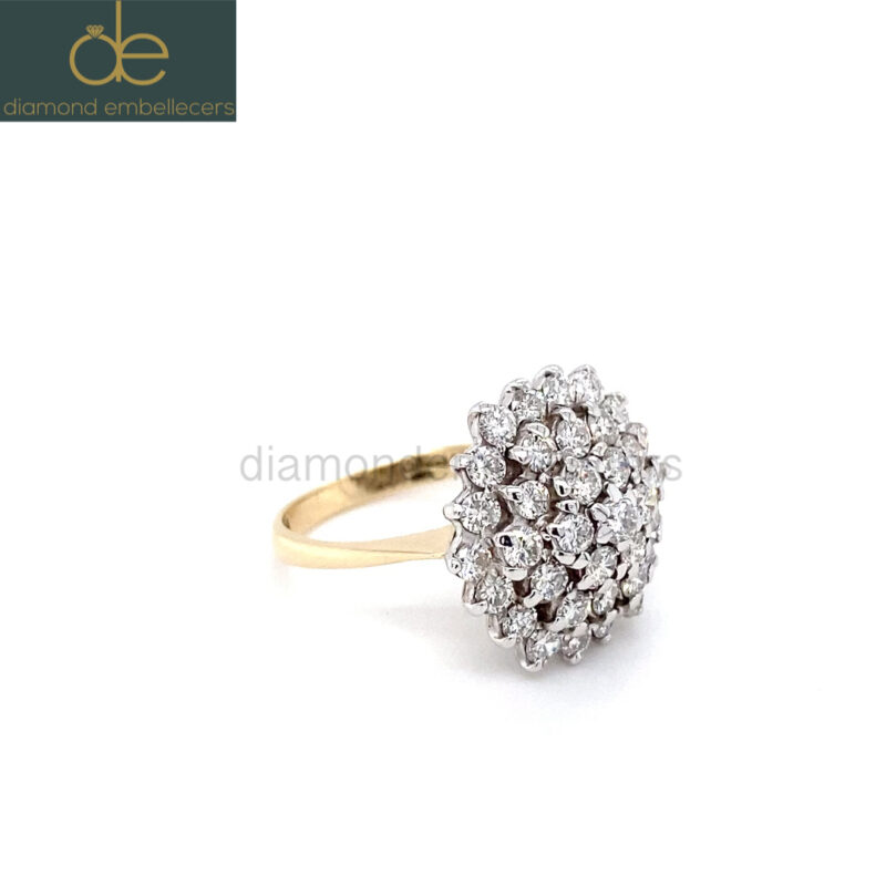 White/Yellow Gold 1.33ct Diamond Ring