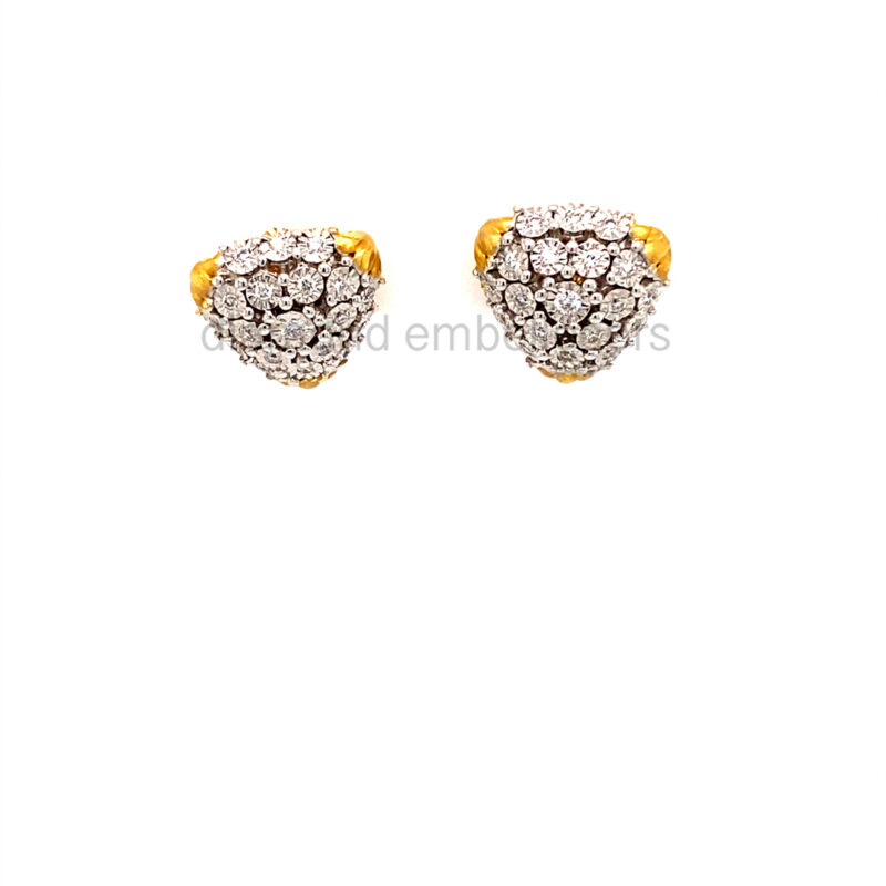 Yellow-Gold-Stud-Earrings