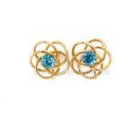 Yellow-Gold-Stud-Earrings