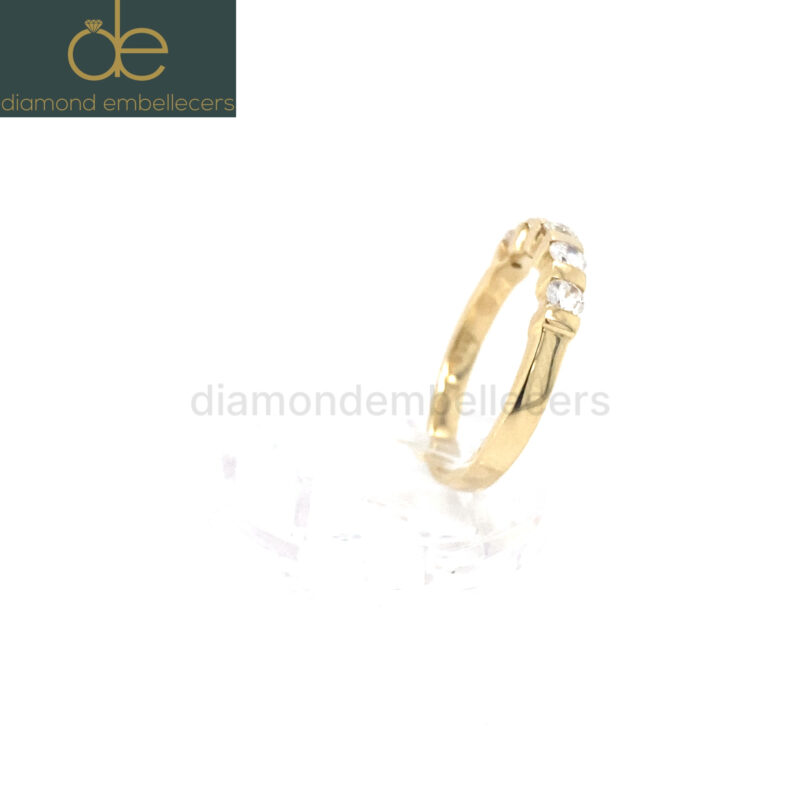 18K Yellow Gold 0.50ct Natural Diamond Ring