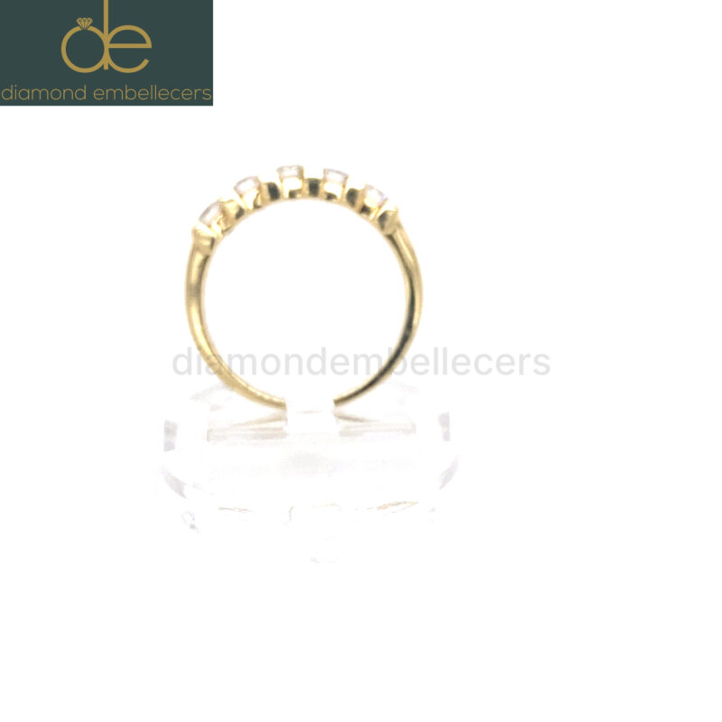 18K Yellow Gold 0.50ct Natural Diamond Ring