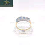 Yellow-White-Gold-Aquamarine-Ring