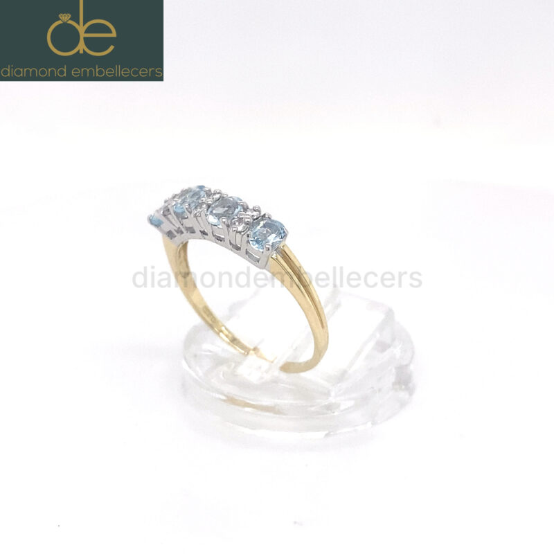 18K White & Yellow Gold 0.63ct Natural Diamond Ring