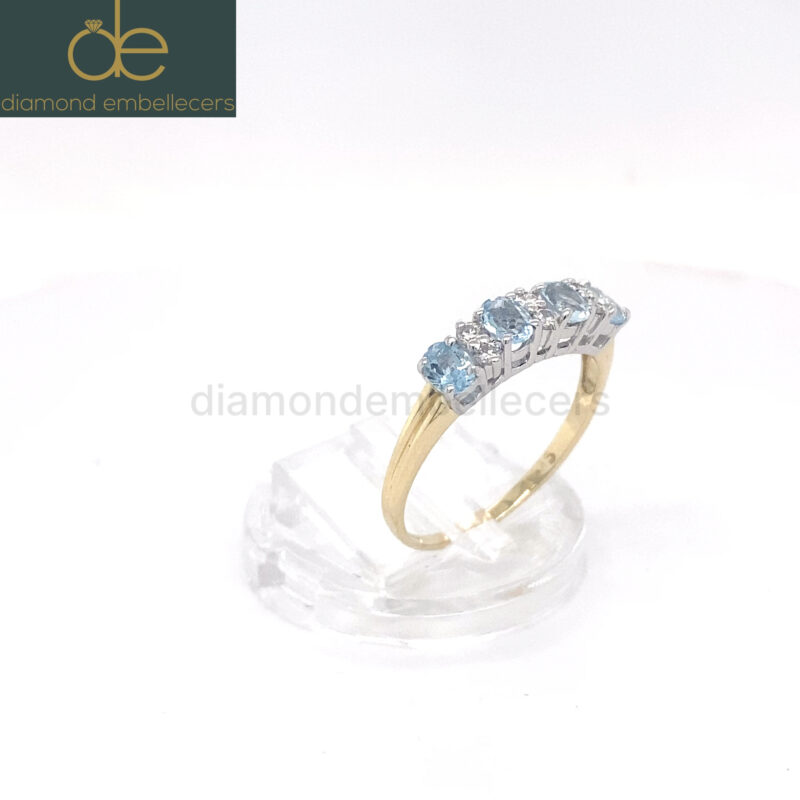 18K White & Yellow Gold 0.63ct Natural Diamond Ring