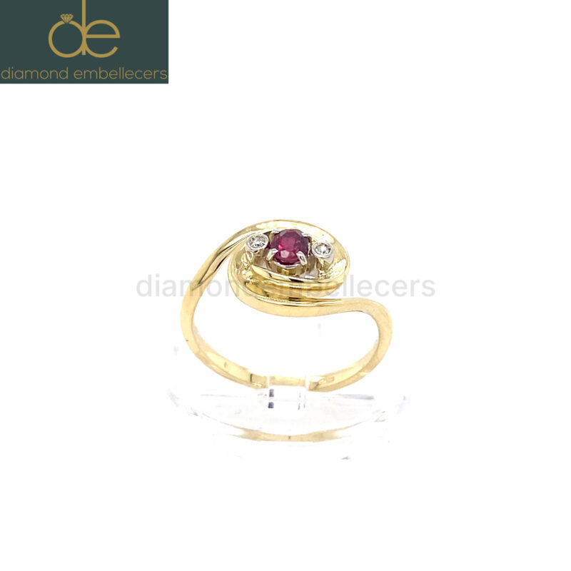 Trilogy-Yellow-Gold-Ruby-Diamond-Ring