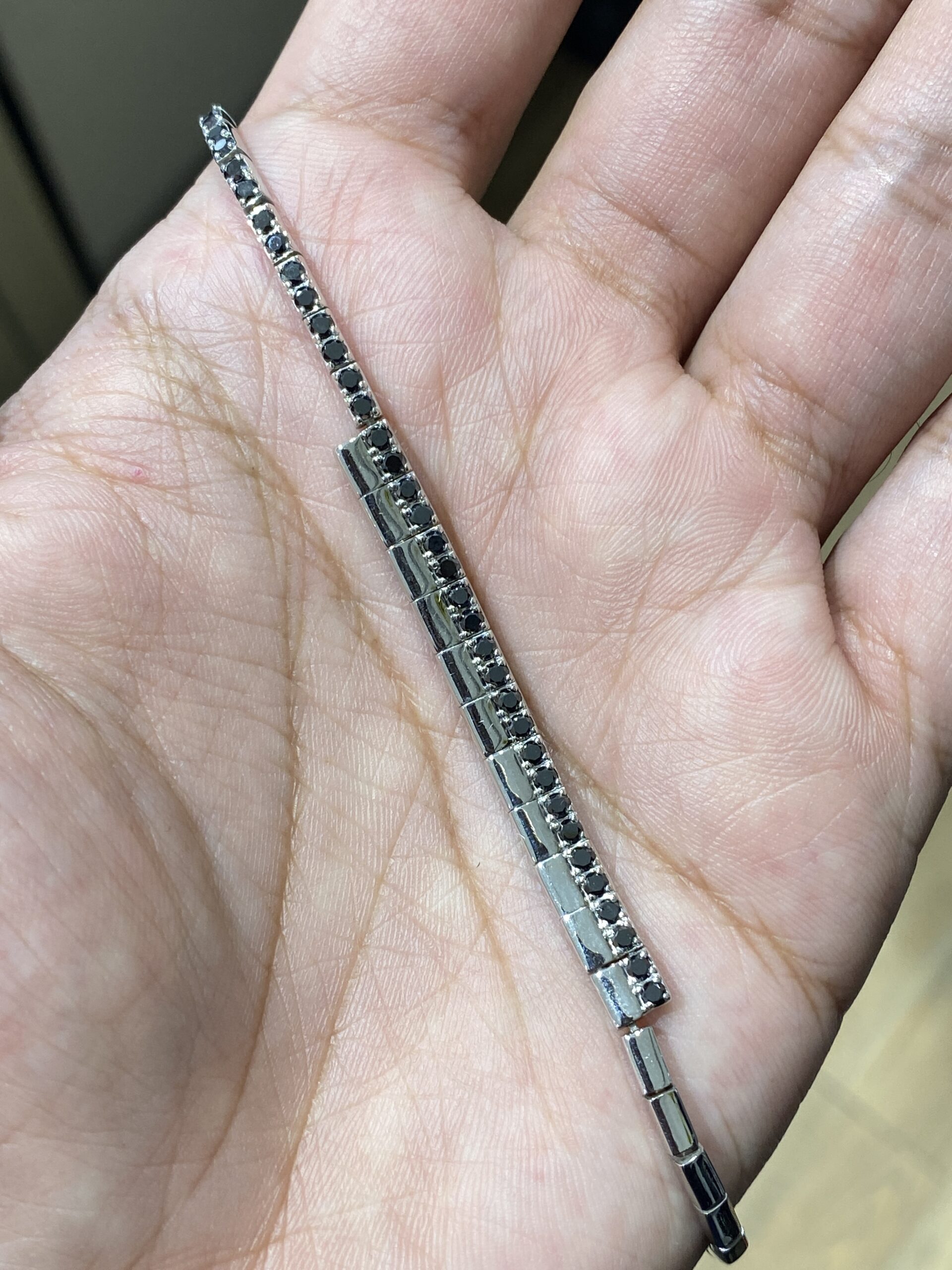 White Gold 0.99ct Diamond Bracelet - Image 3