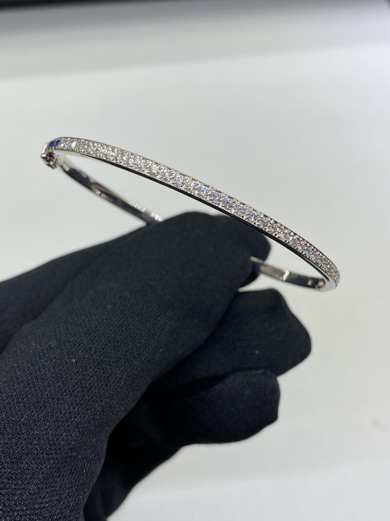 18K White Gold 0.60ct Diamond Bracelet Bangle