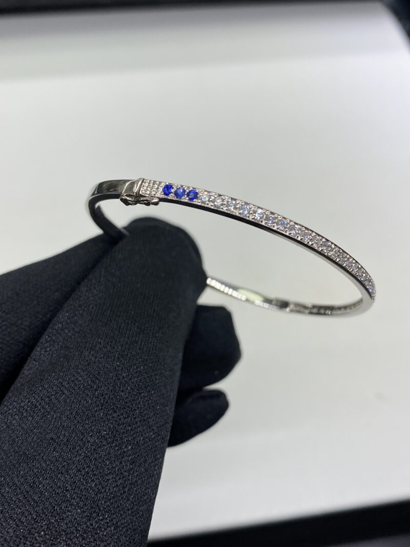 18K White Gold 0.60ct Diamond Bracelet Bangle