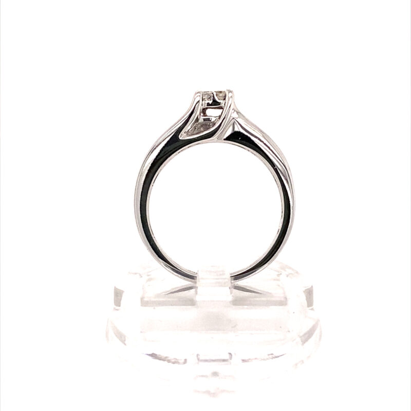 White Gold 0.65ct Natural Diamond Ring