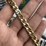 Yellow-Gold-Curb-Chain-Bracelet