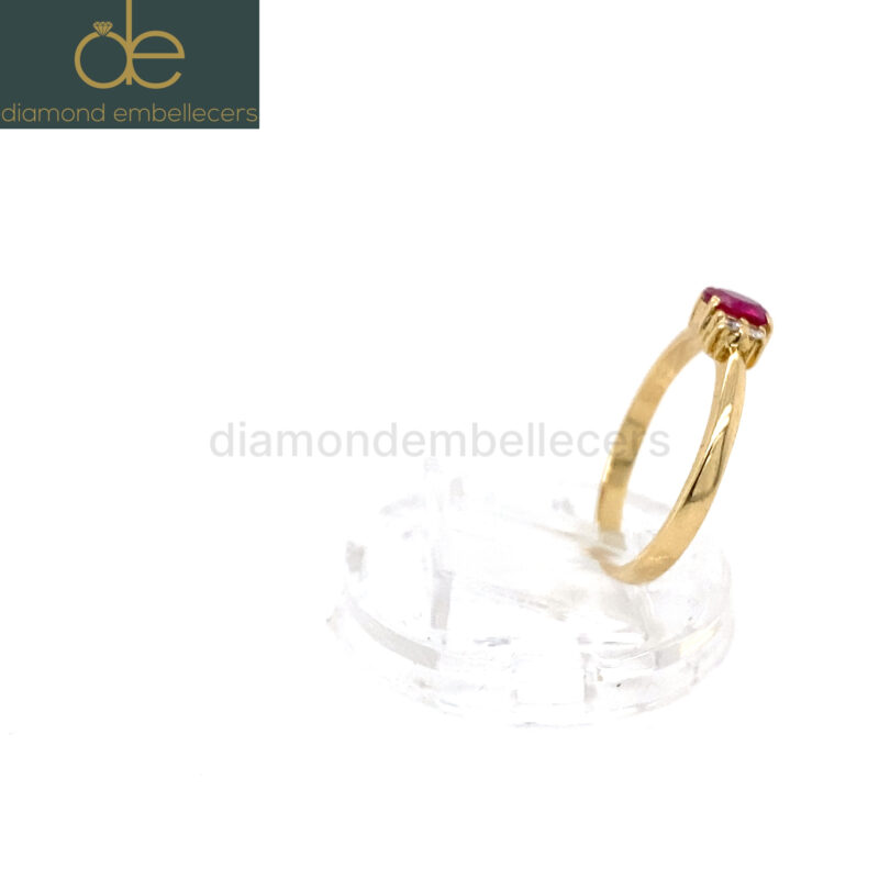 18K Yellow Gold 0.50ct Natural Diamond Ring