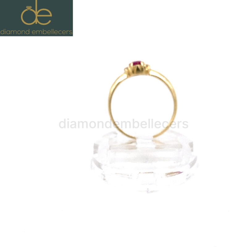 18K Yellow Gold 0.50ct Natural Diamond Ring