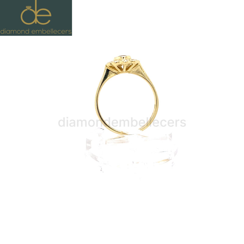 18K Yellow Gold 0.33ct Natural Diamond Ring