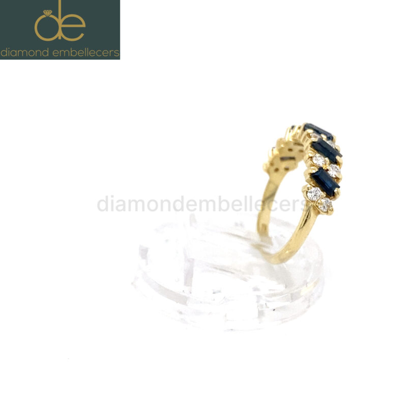 18K Yellow Gold Natural Diamond Ring