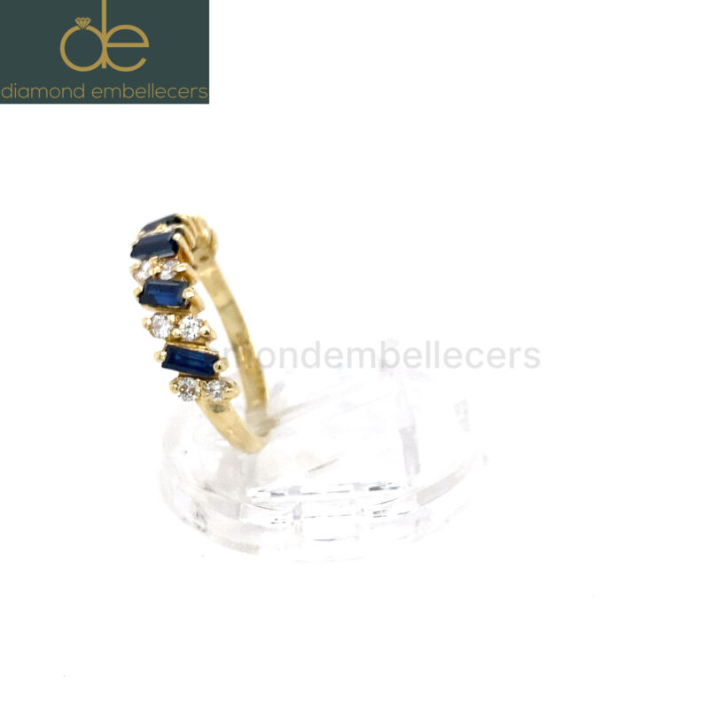 18K Yellow Gold Natural Diamond Ring