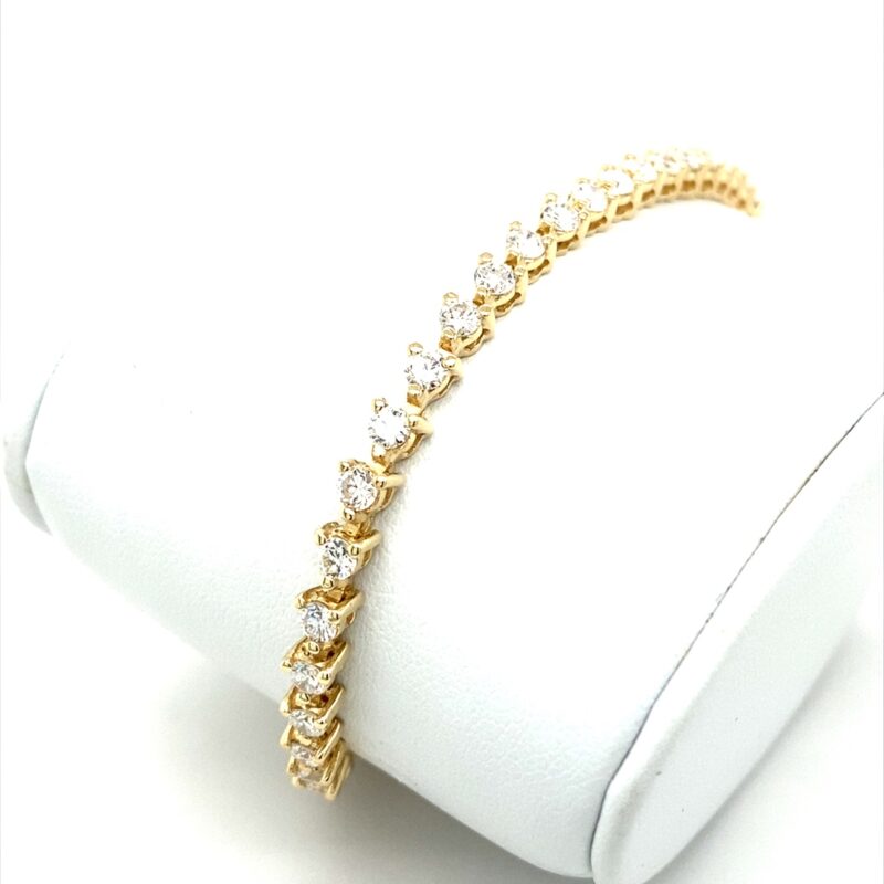 Yellow-Gold-Tennis-Bracelet