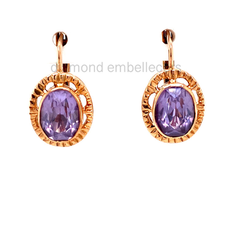 583 Mark Diamond Drop Earring