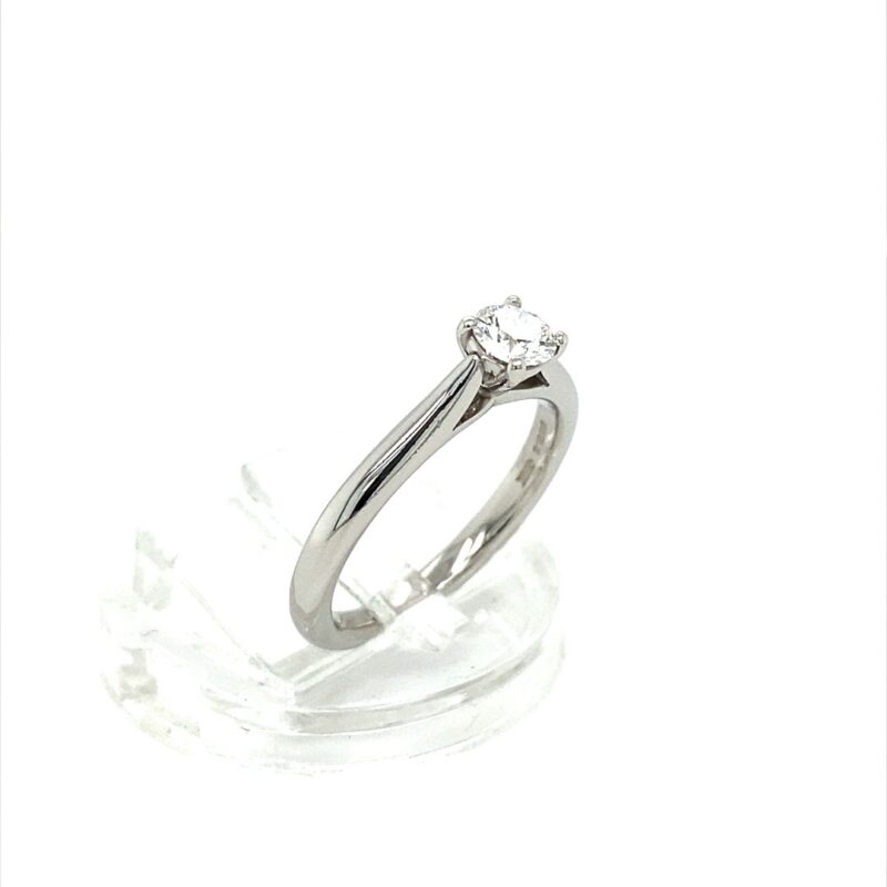 Platinum 0.31ct Natural Diamond Ring