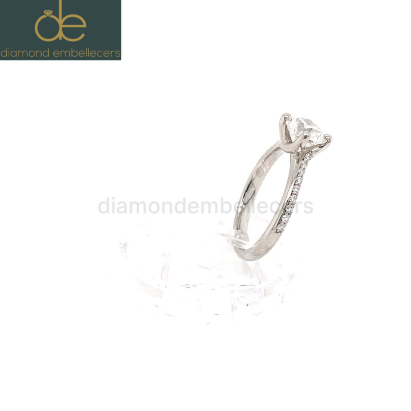 Platinum 1.16ct Natural Diamond Ring