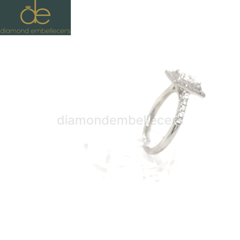 GIA Certified Platinum 1.27ct Natural Diamond Ring