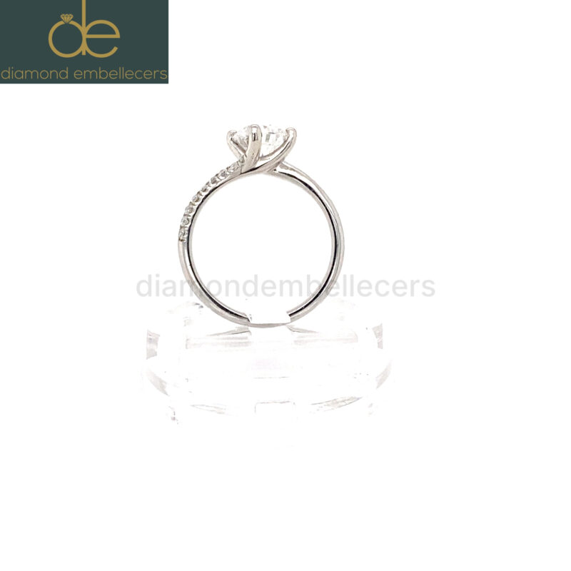 Platinum 1.16ct Natural Diamond Ring