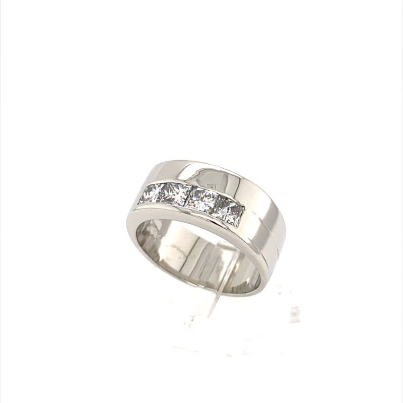 Platinum Natural Diamond Ring