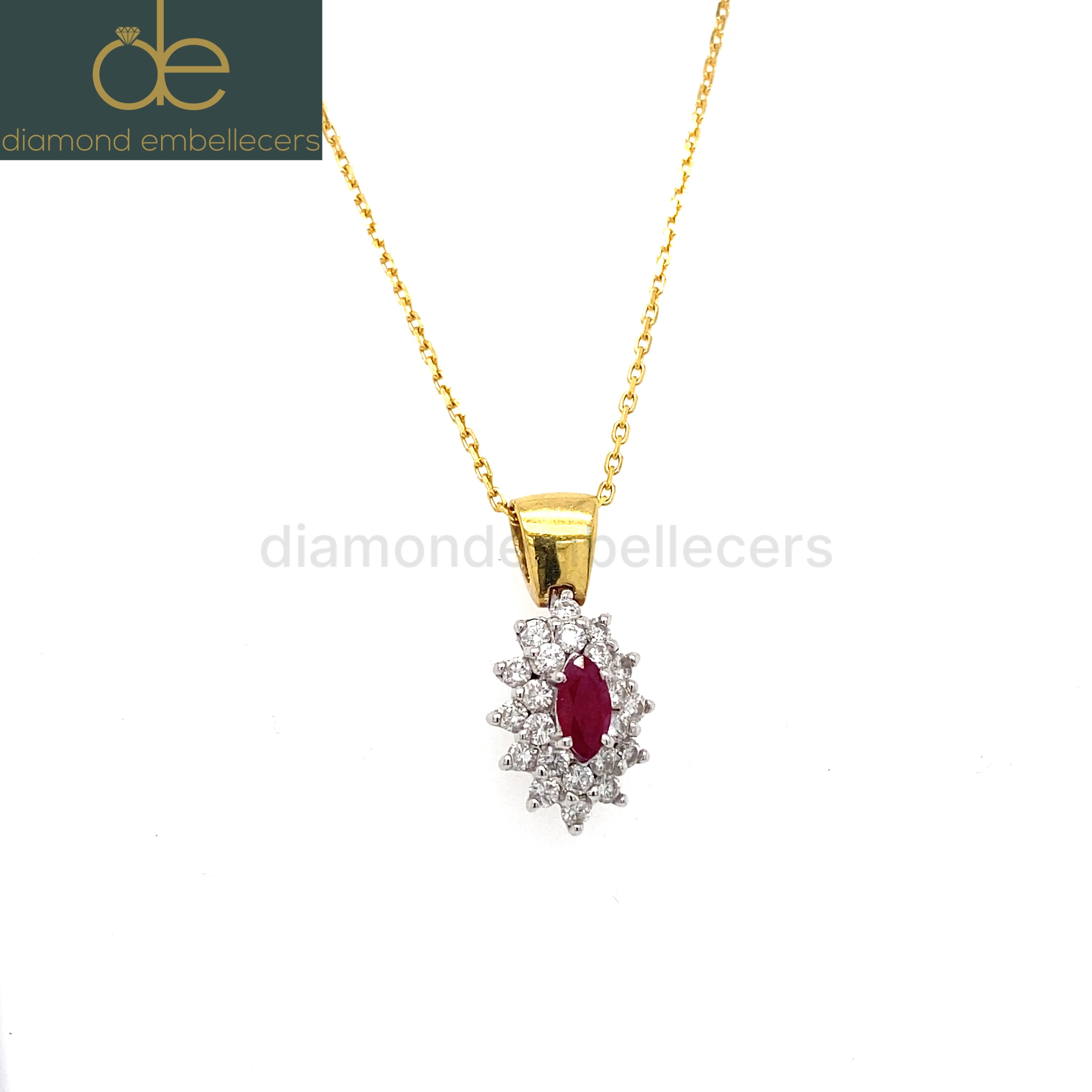 18K White Gold 0.85ct Diamond Necklace - Image 3