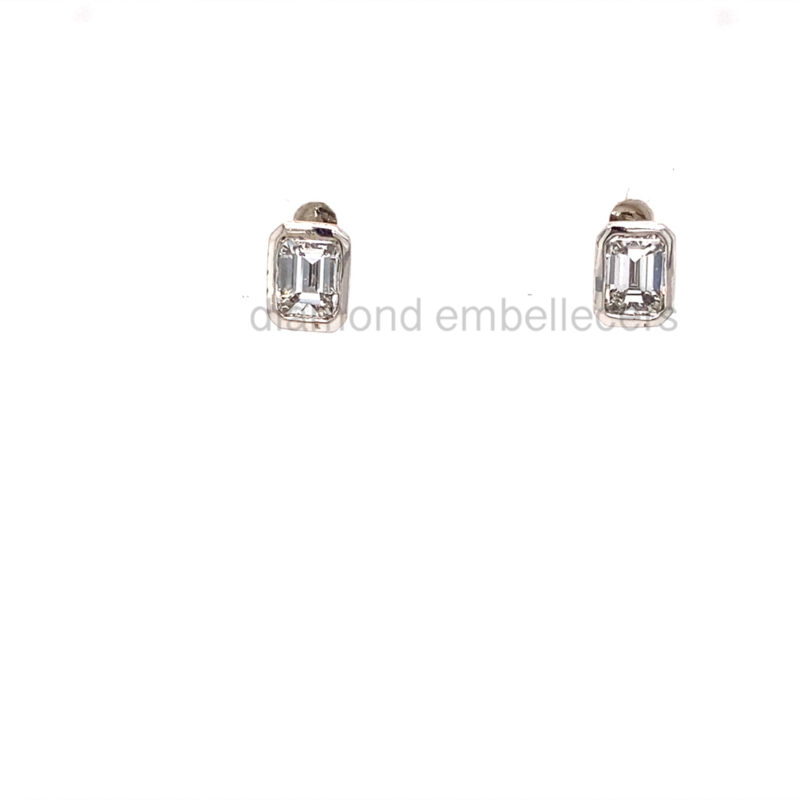 White Gold 0.60ct Diamond Stud Earring