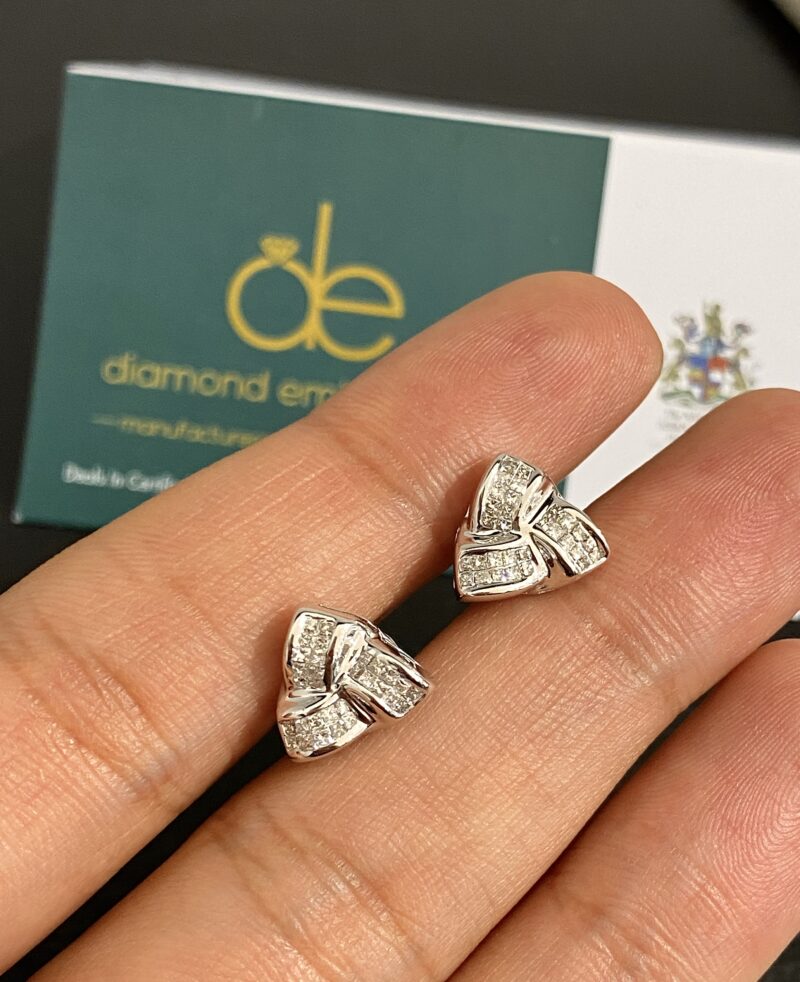 White Gold 0.36ct Diamond Stud Earrings