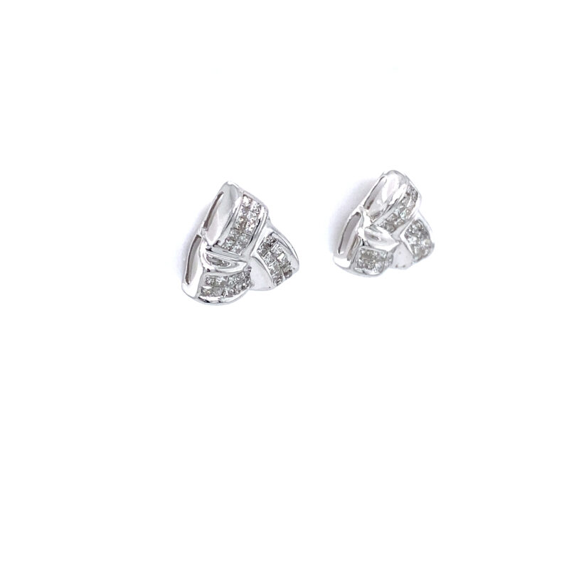 White Gold 0.36ct Diamond Stud Earrings