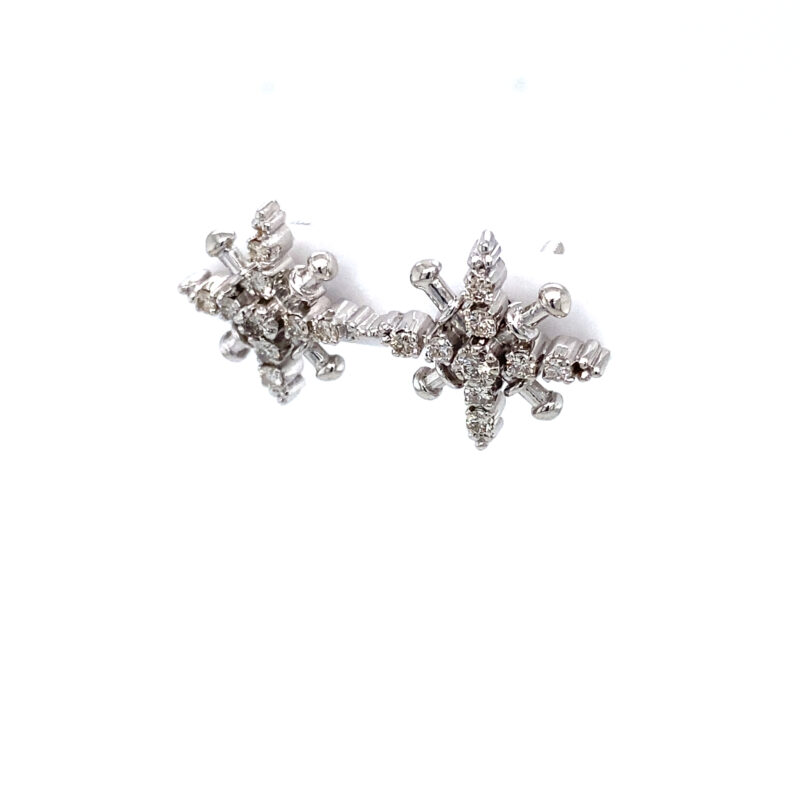 White Gold 0.60ct Diamond Stud Earrings