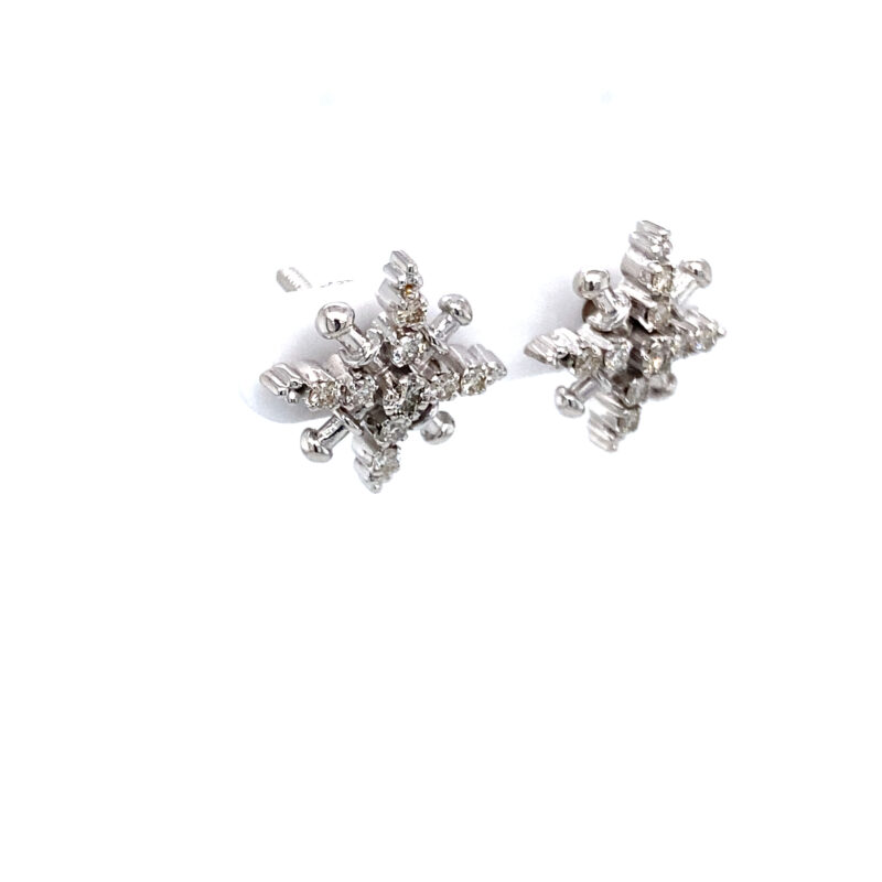 White Gold 0.60ct Diamond Stud Earrings