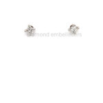 White-Gold-Diamond-Stud-Earrings