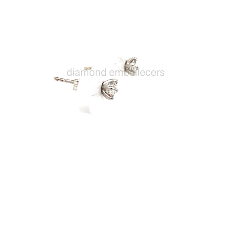 18K White Gold 0.24ct Diamond Studs Earrings